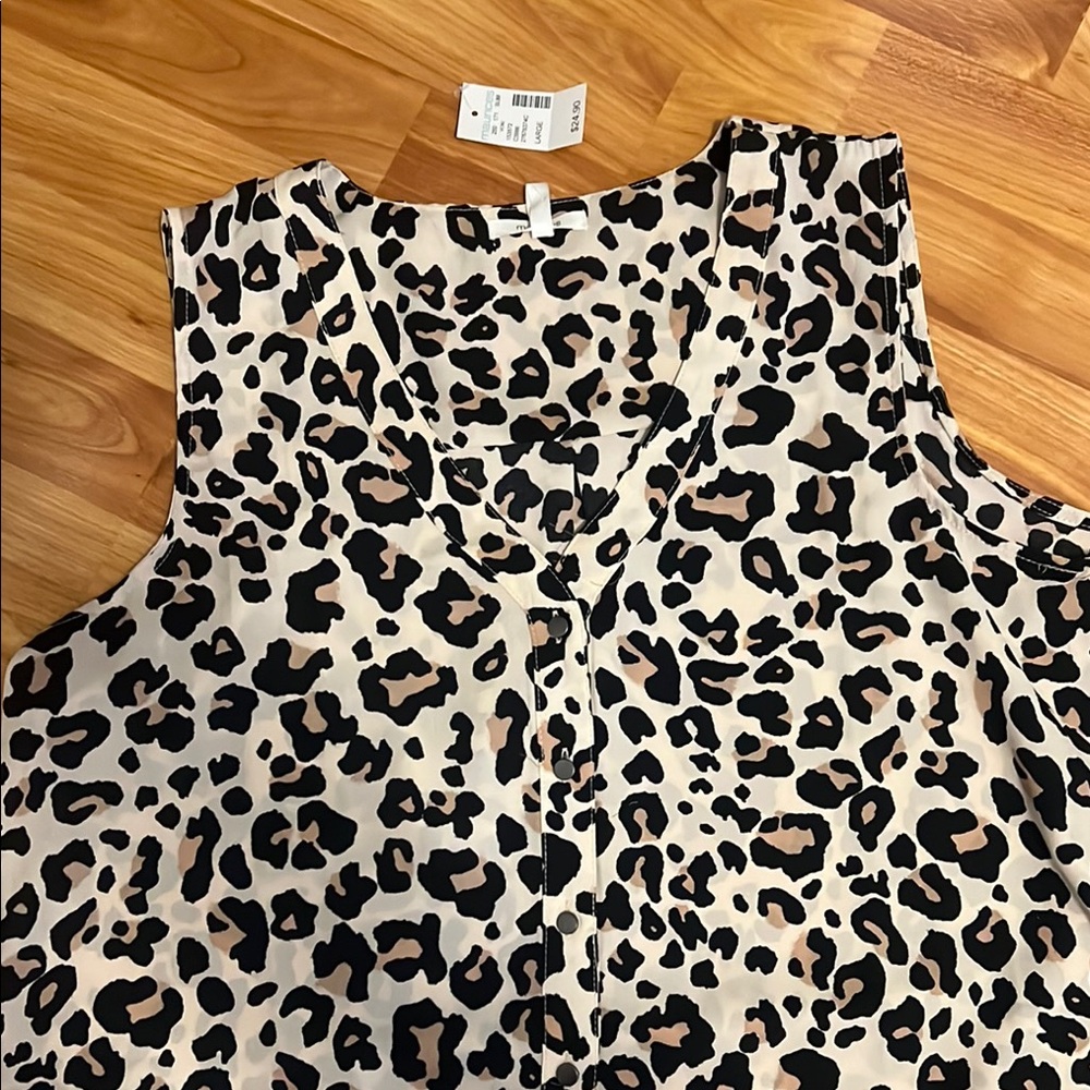 Maurice’s Leopard Print Sleeveless Top